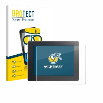 Face avant d’un emballage produit avec le logo de la marque BROTECT. À côté, l’appareil Weintek cMT3092X est représenté avec l