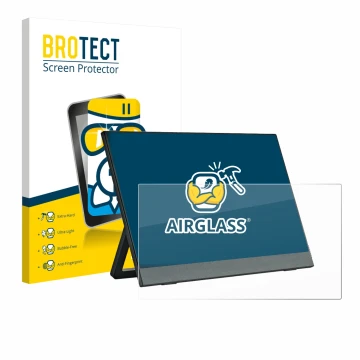 Face avant d’un emballage produit avec le logo de la marque BROTECT. À côté, l’appareil Anmite A140W03 14