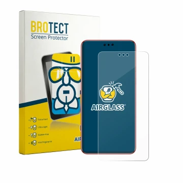 Face avant d’un emballage produit avec le logo de la marque BROTECT. À côté, l’appareil Huawei Mate 60 RS Ultimate est représe