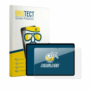 Face avant d’un emballage produit avec le logo de la marque BROTECT. À côté, l’appareil Teclast P35 est représenté avec la pro