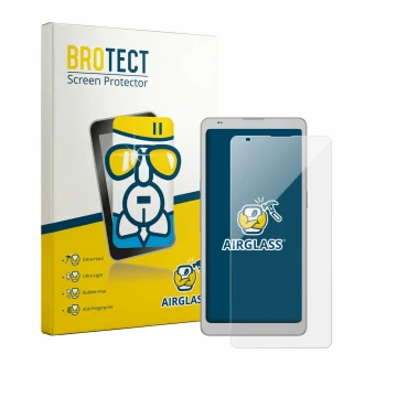 Face avant d’un emballage produit avec le logo de la marque BROTECT. À côté, l’appareil Boox Palma 3 est représenté avec la pr