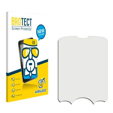 Face avant d’un emballage produit avec le logo de la marque BROTECT. À côté se trouve la protection d’écran correspondante.