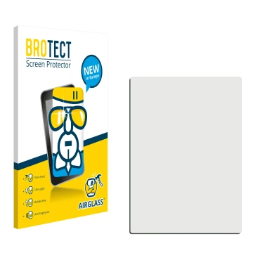 Face avant d’un emballage produit avec le logo de la marque BROTECT. À côté se trouve la protection d’écran correspondante.