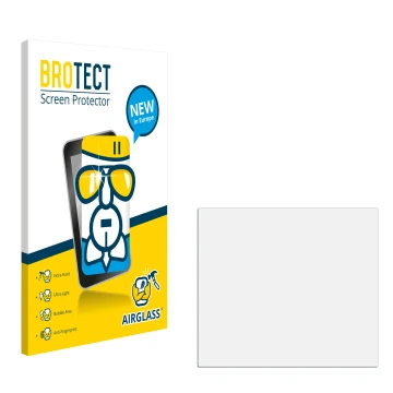 Face avant d’un emballage produit avec le logo de la marque BROTECT. À côté se trouve la protection d’écran correspondante.