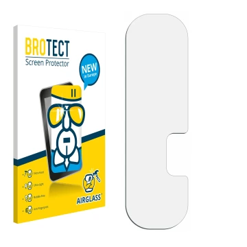 Face avant d’un emballage produit avec le logo de la marque BROTECT. À côté se trouve la protection d’écran correspondante.