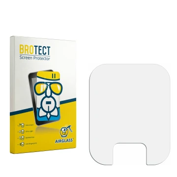 Face avant d’un emballage produit avec le logo de la marque BROTECT. À côté se trouve la protection d’écran correspondante.