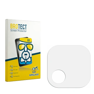 Face avant d’un emballage produit avec le logo de la marque BROTECT. À côté se trouve la protection d’écran correspondante.