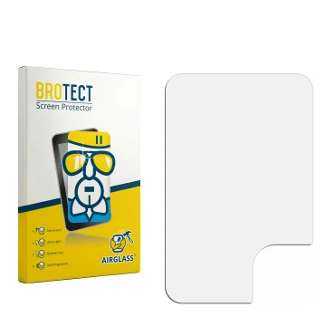 Face avant d’un emballage produit avec le logo de la marque BROTECT. À côté se trouve la protection d’écran correspondante.