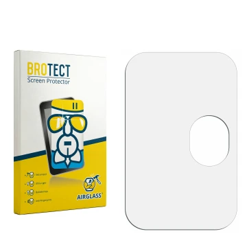 Face avant d’un emballage produit avec le logo de la marque BROTECT. À côté se trouve la protection d’écran correspondante.