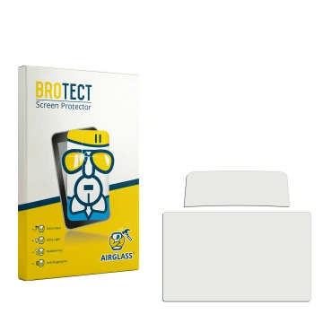 Face avant d’un emballage produit avec le logo de la marque BROTECT. À côté se trouve la protection d’écran correspondante.