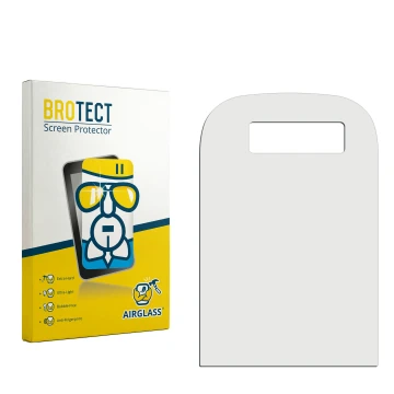 Face avant d’un emballage produit avec le logo de la marque BROTECT. À côté se trouve la protection d’écran correspondante.