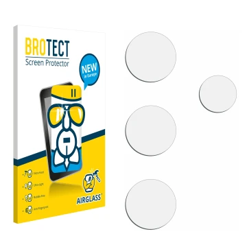 Face avant d’un emballage produit avec le logo de la marque BROTECT. À côté se trouve la protection d’écran correspondante.