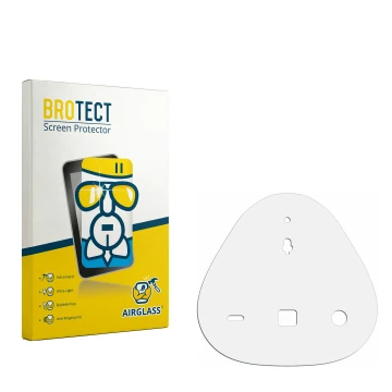 Face avant d’un emballage produit avec le logo de la marque BROTECT. À côté se trouve la protection d’écran correspondante.