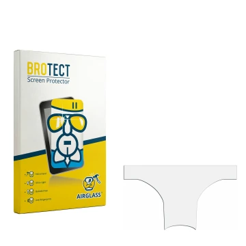 Face avant d’un emballage produit avec le logo de la marque BROTECT. À côté se trouve la protection d’écran correspondante.