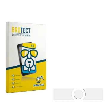 Face avant d’un emballage produit avec le logo de la marque BROTECT. À côté se trouve la protection d’écran correspondante.