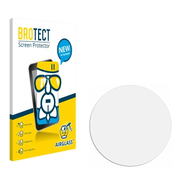 Face avant d’un emballage produit avec le logo de la marque BROTECT. À côté se trouve la protection d’écran correspondante.