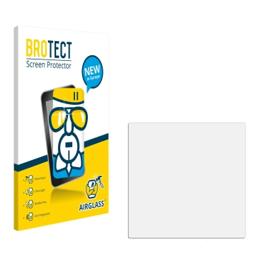 Face avant d’un emballage produit avec le logo de la marque BROTECT. À côté se trouve la protection d’écran correspondante.