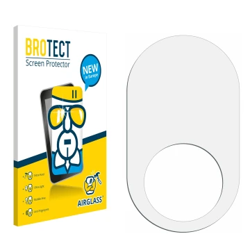 Face avant d’un emballage produit avec le logo de la marque BROTECT. À côté se trouve la protection d’écran correspondante.