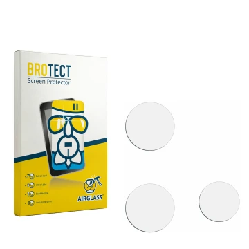 Face avant d’un emballage produit avec le logo de la marque BROTECT. À côté se trouve la protection d’écran correspondante.