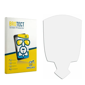 Face avant d’un emballage produit avec le logo de la marque BROTECT. À côté se trouve la protection d’écran correspondante.