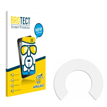 Face avant d’un emballage produit avec le logo de la marque BROTECT. À côté se trouve la protection d’écran correspondante.