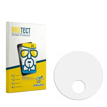 Face avant d’un emballage produit avec le logo de la marque BROTECT. À côté se trouve la protection d’écran correspondante.