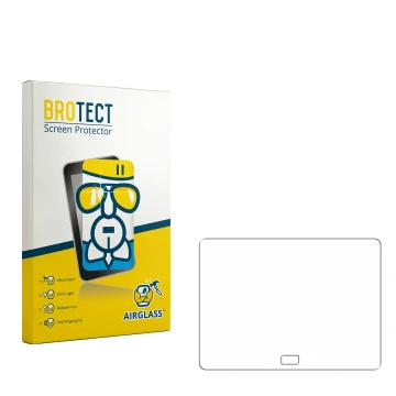 Face avant d’un emballage produit avec le logo de la marque BROTECT. À côté se trouve la protection d’écran correspondante.