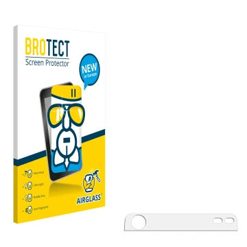Face avant d’un emballage produit avec le logo de la marque BROTECT. À côté se trouve la protection d’écran correspondante.