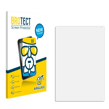 Face avant d’un emballage produit avec le logo de la marque BROTECT. À côté se trouve la protection d’écran correspondante.