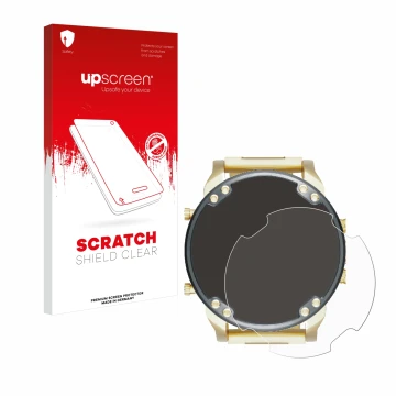 Face avant d’un emballage produit avec le logo de la marque upscreen. À côté, l’appareil Diesel DZ7333 Mr. Daddy 2.0 est repré