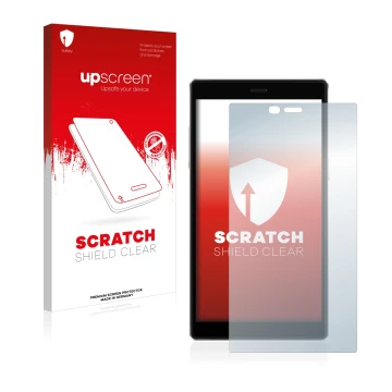 Face avant d’un emballage produit avec le logo de la marque upscreen. À côté, l’appareil GlocalMe G4 Pro est représenté avec l