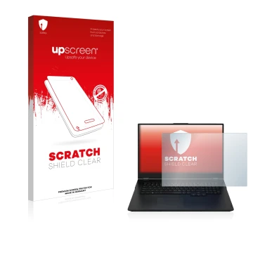 Face avant d’un emballage produit avec le logo de la marque upscreen. À côté, l’appareil Zenec Z-E2055 est représenté avec la 