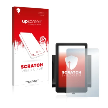 Face avant d’un emballage produit avec le logo de la marque upscreen. À côté, l’appareil Bafang 860c est représenté avec la pr