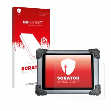 Face avant d’un emballage produit avec le logo de la marque upscreen. À côté, l’appareil Autel MaxiSys MS908S est représenté a
