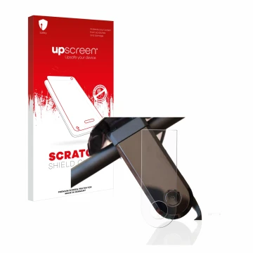 Face avant d’un emballage produit avec le logo de la marque upscreen. À côté, l’appareil NIU KQi3 Sport est représenté avec la