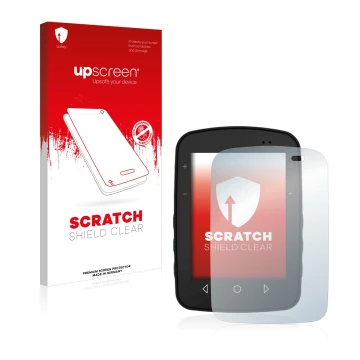 Face avant d’un emballage produit avec le logo de la marque upscreen. À côté, l’appareil TwoNav Terra est représenté avec la p