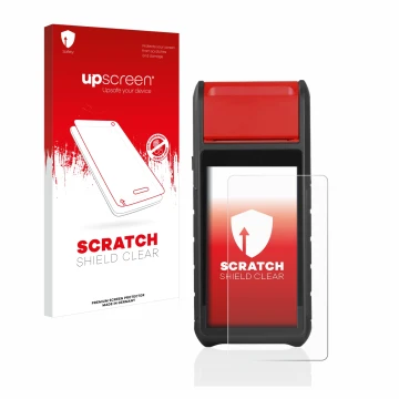 Face avant d’un emballage produit avec le logo de la marque upscreen. À côté, l’appareil Autel MaxiBAS BT608 est représenté av