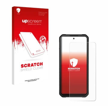 Face avant d’un emballage produit avec le logo de la marque upscreen. À côté, l’appareil iiiF150 Raptor est représenté avec la