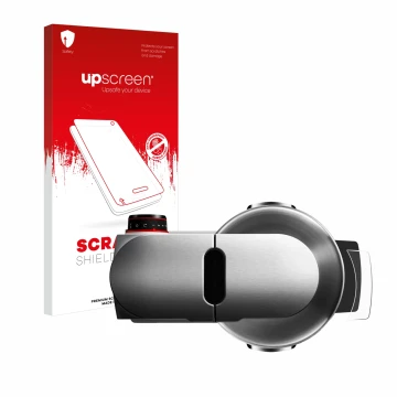Face avant d’un emballage produit avec le logo de la marque upscreen. À côté, l’appareil Bosch MUM Serie 8 OptiMUM MUM9AX5S00 