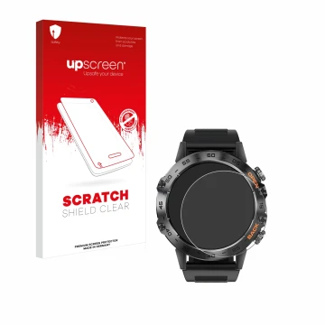 Face avant d’un emballage produit avec le logo de la marque upscreen. À côté, l’appareil LIGE BW1846A 1.39