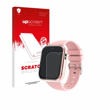 Face avant d’un emballage produit avec le logo de la marque upscreen. À côté, l’appareil Igreeman X53 1.54