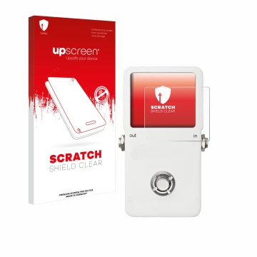 Face avant d’un emballage produit avec le logo de la marque upscreen. À côté, l’appareil TC Electronic POLYTUNE est représenté