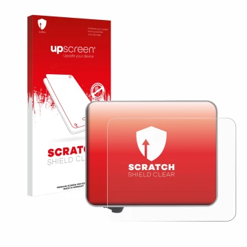 Face avant d’un emballage produit avec le logo de la marque upscreen. À côté, l’appareil Bambu Lab A1 3D Printer est représent