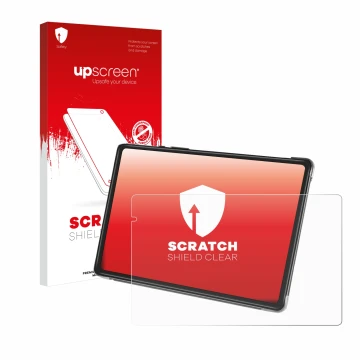 Face avant d’un emballage produit avec le logo de la marque upscreen. À côté, l’appareil Yestel T13 est représenté avec la pro