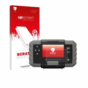 Face avant d’un emballage produit avec le logo de la marque upscreen. À côté, l’appareil Topdon BT 600 est représenté avec la 
