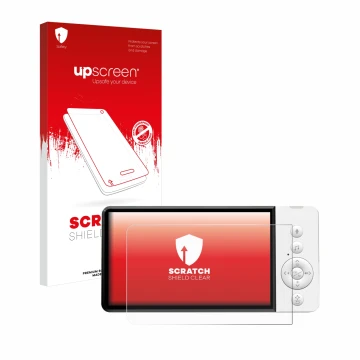 Face avant d’un emballage produit avec le logo de la marque upscreen. À côté, l’appareil GHB ABM720 est représenté avec la pro