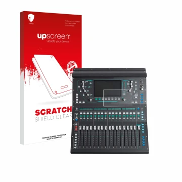 Face avant d’un emballage produit avec le logo de la marque upscreen. À côté, l’appareil Allen&Heat SQ5 est représenté avec la