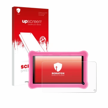 Face avant d’un emballage produit avec le logo de la marque upscreen. À côté, l’appareil Sannuo K708 7