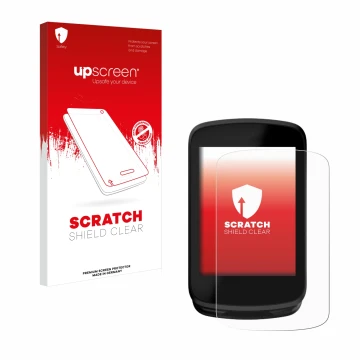 Face avant d’un emballage produit avec le logo de la marque upscreen. À côté, l’appareil Magene C606 est représenté avec la pr