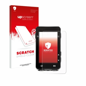 Face avant d’un emballage produit avec le logo de la marque upscreen. À côté, l’appareil iGPSPORT igs630s est représenté avec 
